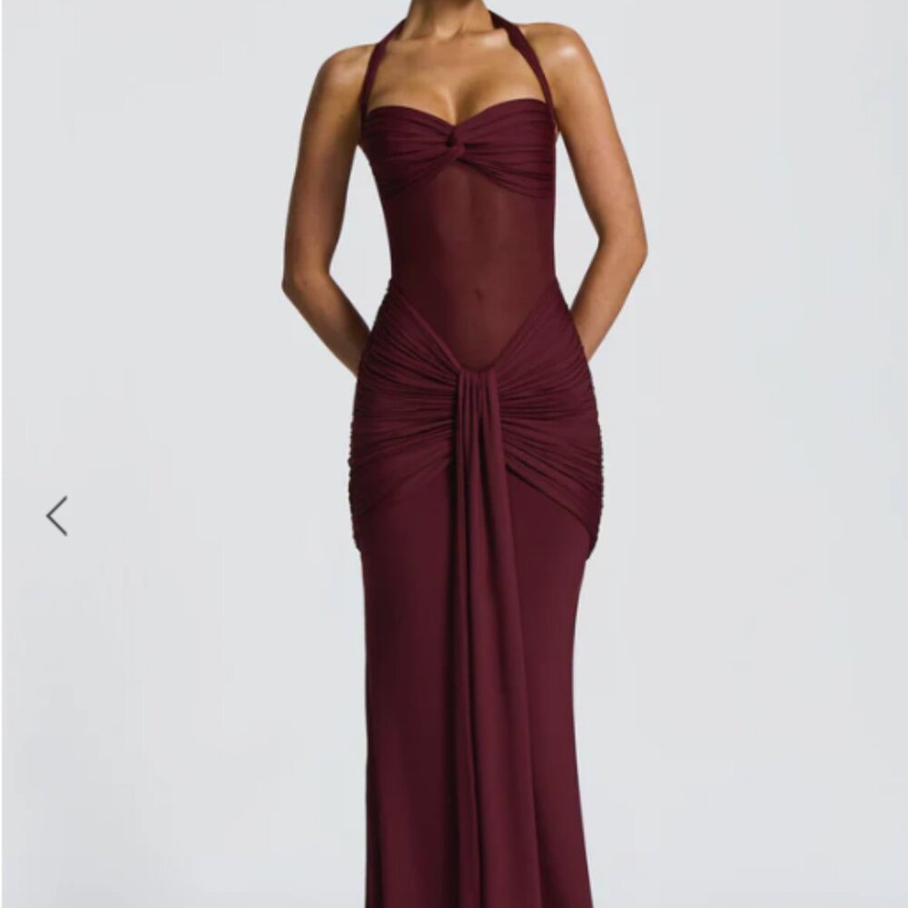 BABYBOO Vixen Maxi Dress - Cherry Lacquer